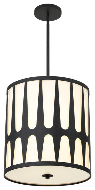 Royston 4 Light Black Pendant