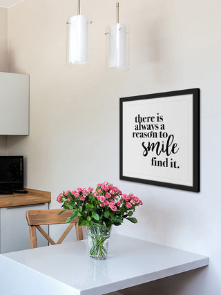"Reason to Smile" Framed Painting Print