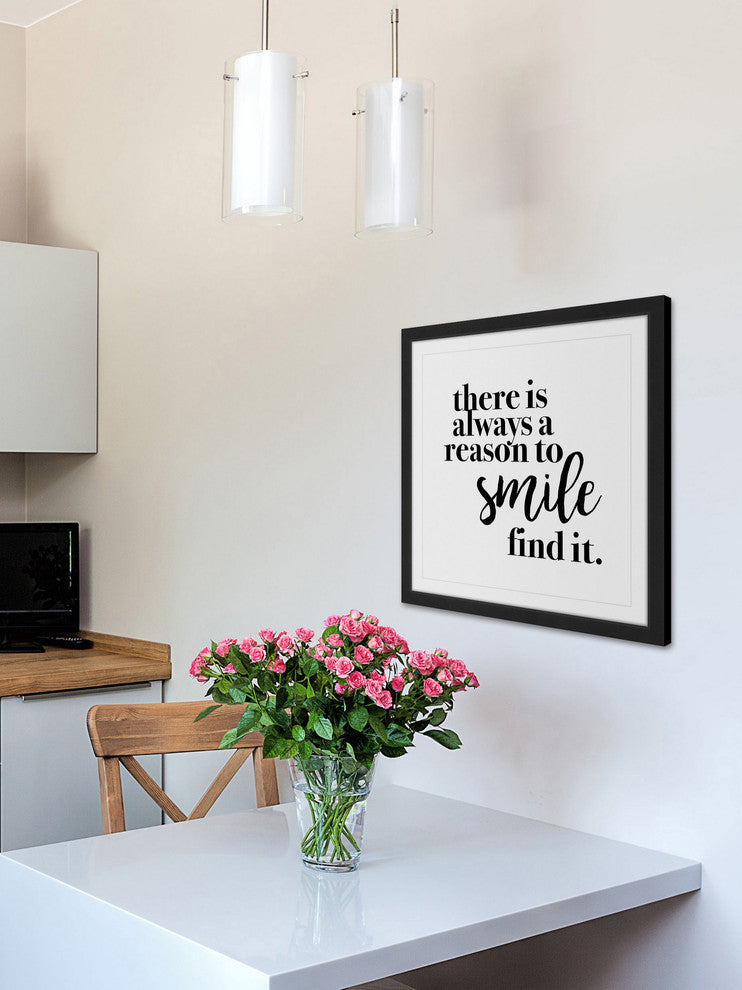 "Reason to Smile" Framed Painting Print