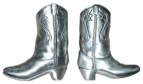 Cowboy Boot Knob, Satin, Right