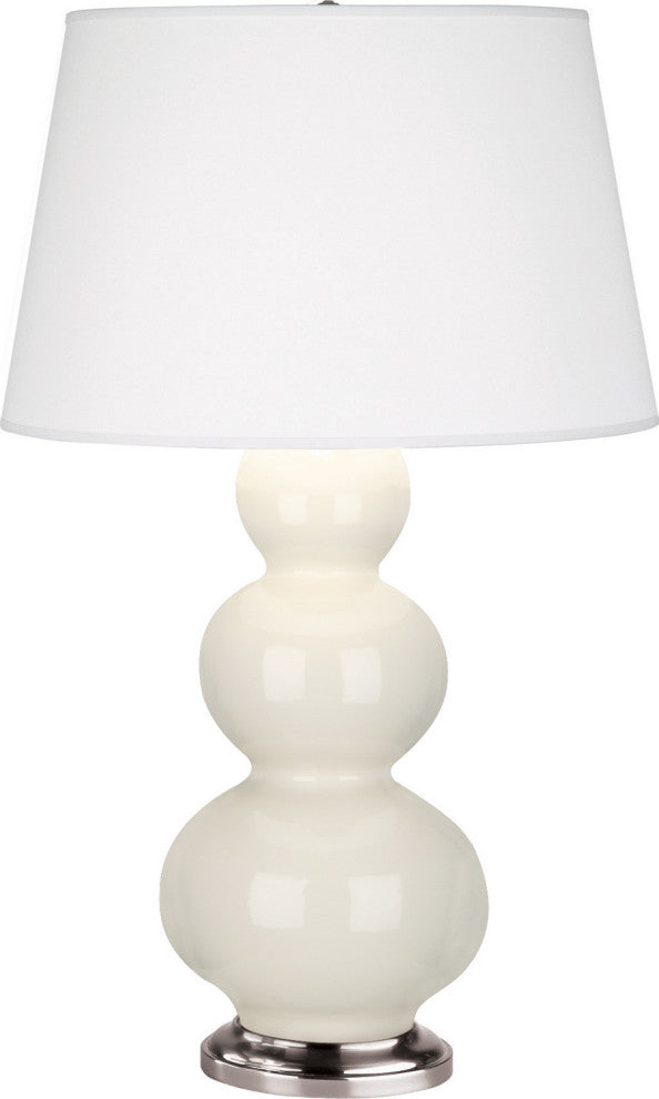 Robert Abbey RA-364X 1-Light Table Lamp, Triple Gourd