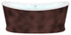 HEATGENE 66" Acrylic Freestanding Bathtub Vintage Soaking Tub, Bronze