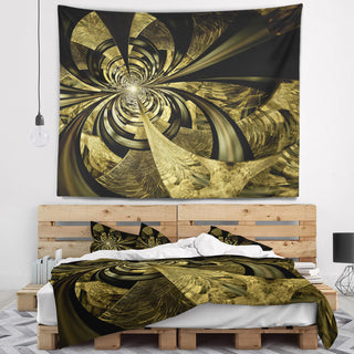 Colorful Fractal Flower Pattern Abstract Wall Tapestry, 92"x78"