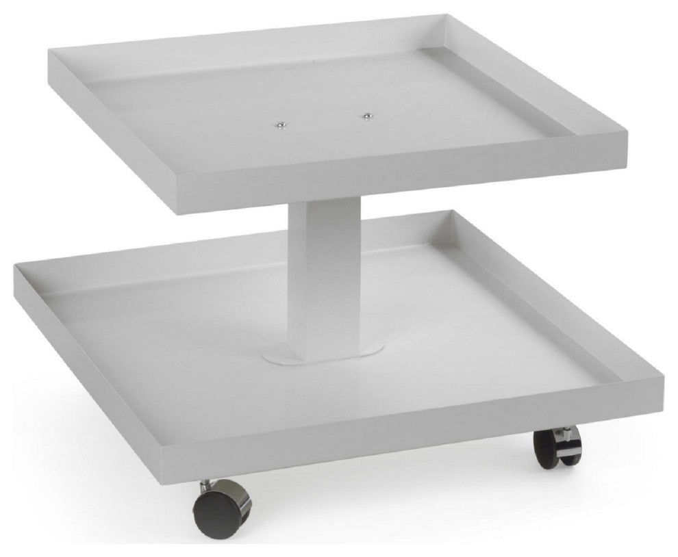White 6 Tier Square Metal Organizer