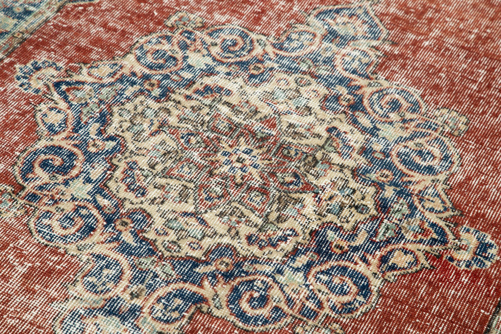 Rug N Carpet - Handmade Turkish 3' 10" x 6' 9" Unique Small Area Rug