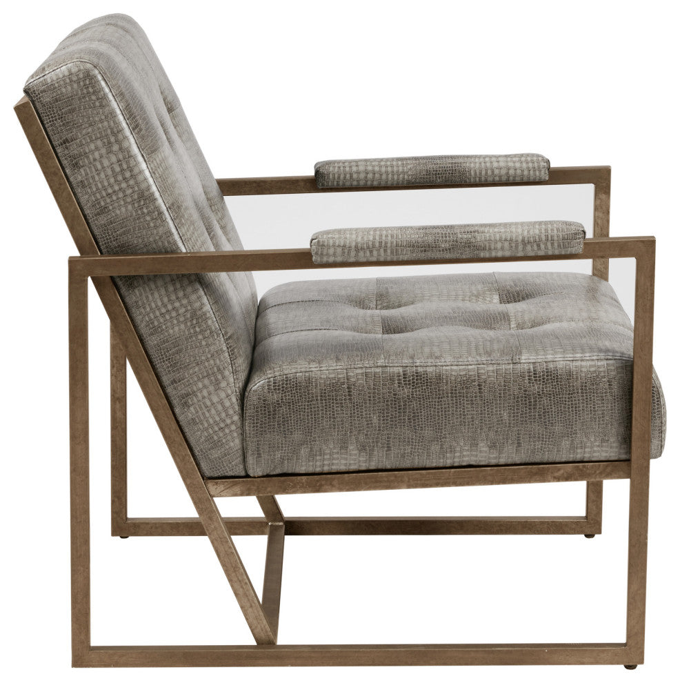 INK+IVY Waldorf Mid-Century Modern Accent Chair, Gray