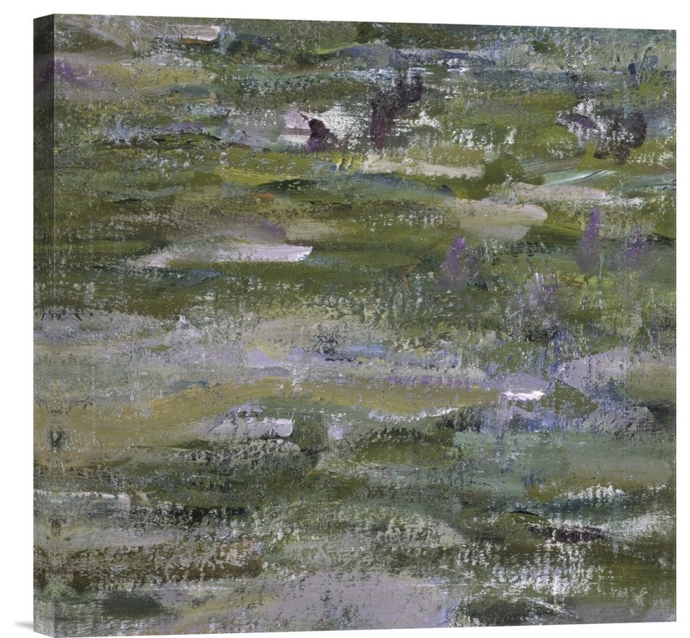 "Study of Water Lilies (Etude des nymph?as)" Artwork, 22" x 21"