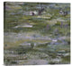 "Study of Water Lilies (Etude des nymph?as)" Artwork, 22" x 21"