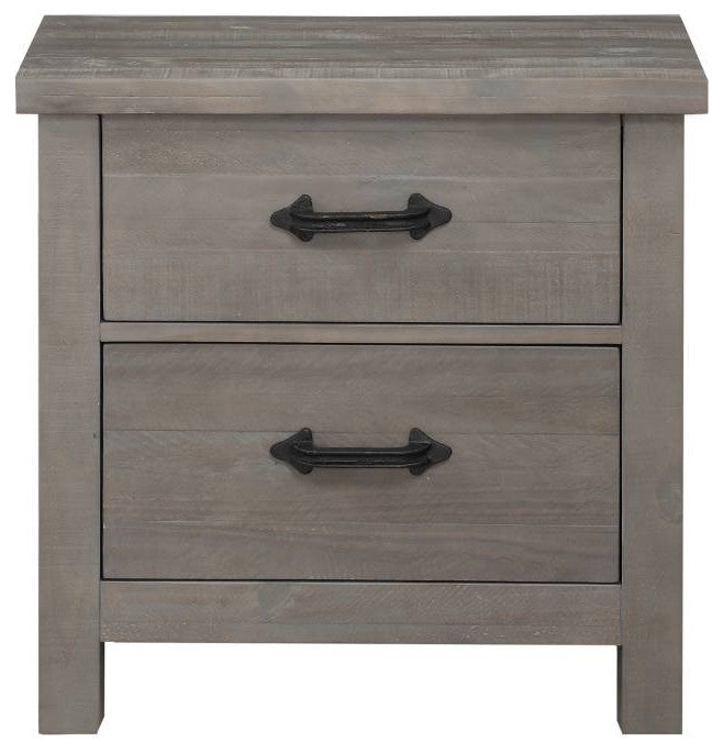 Haven Modern Farmhouse Rustic Nightstand