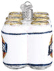 Old World Christmas Six Pack of Beer Man Cave Holiday Ornament Glass