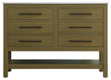 Home Living 48" Single Bathroom Vanity, Chestnut Brown