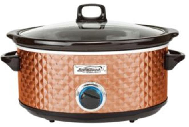 Brentwood  7 qt. BS Slow Quilted Cooker , Copper