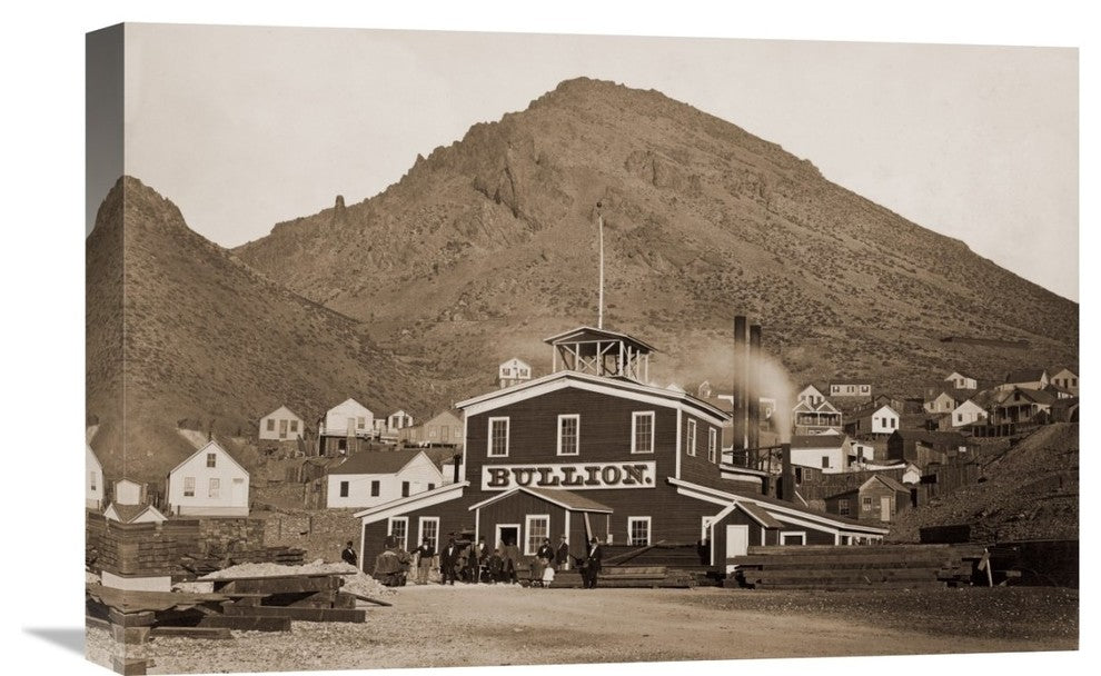 "The Bullion Mine, Virginia City, Nevada, 1880" Artwork, 22"x14"