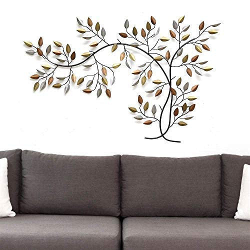 HomeRoots Earhty Metal Tree Branch Wall Decor