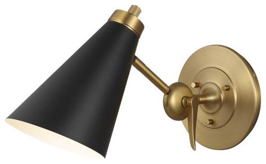 Generation Lighting, TW1061BBS, Task Sconce, Burnished Brass