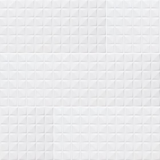 Dymo Chex White 12X24 Glossy Ceramic Tile, 80 Sq.ft
