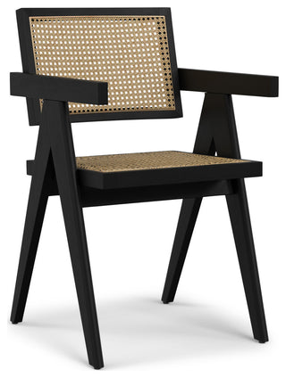 Regina Dining Armchair (Set of 2) in Black