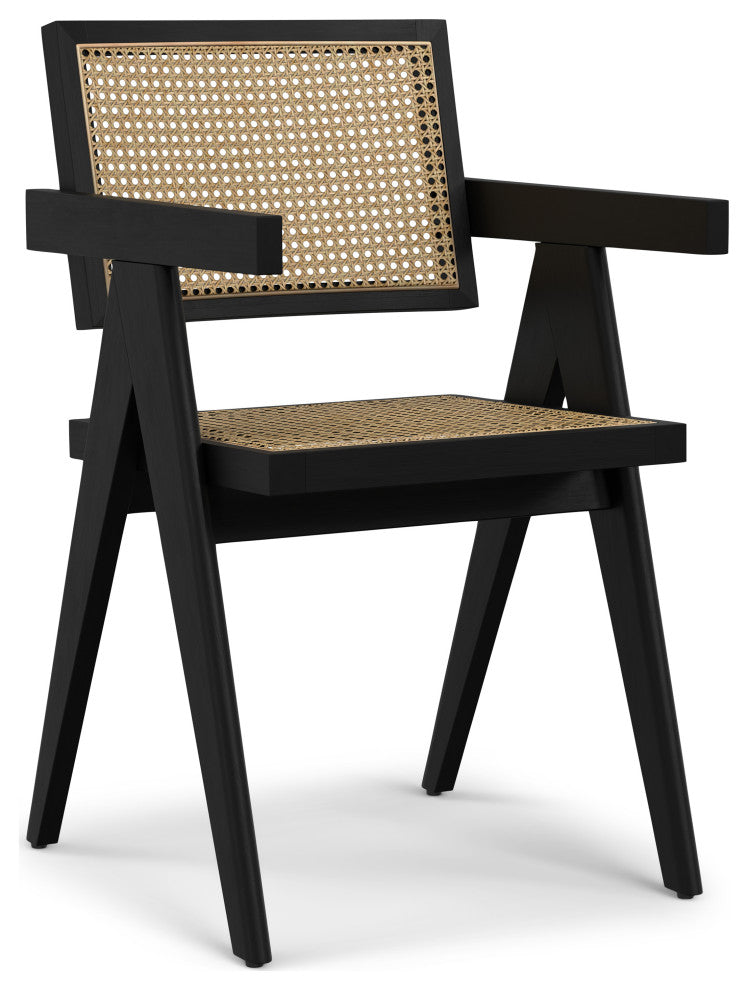 Regina Dining Armchair (Set of 2) in Black