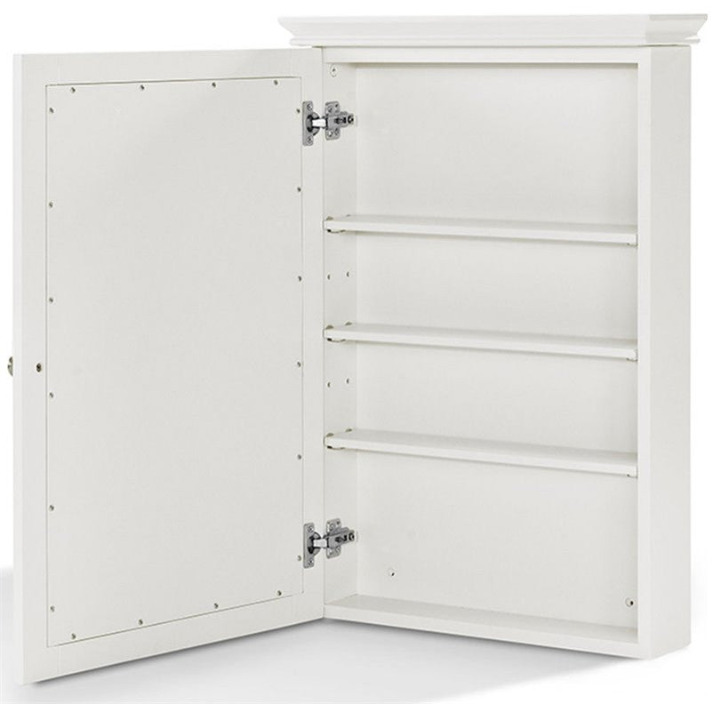 Pemberly Row Mirror Medicine Cabinet in White
