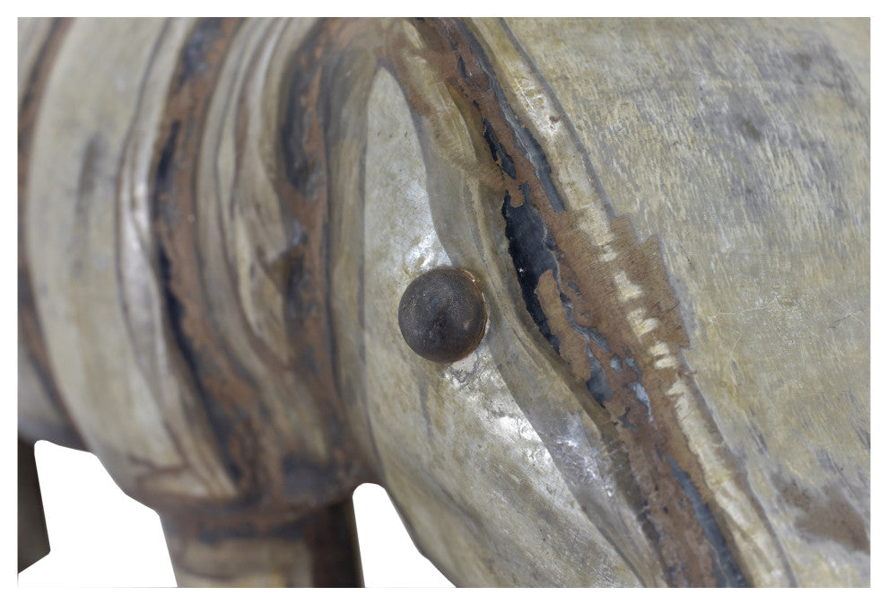 Discontinued Iron Hippopotamus - Brown