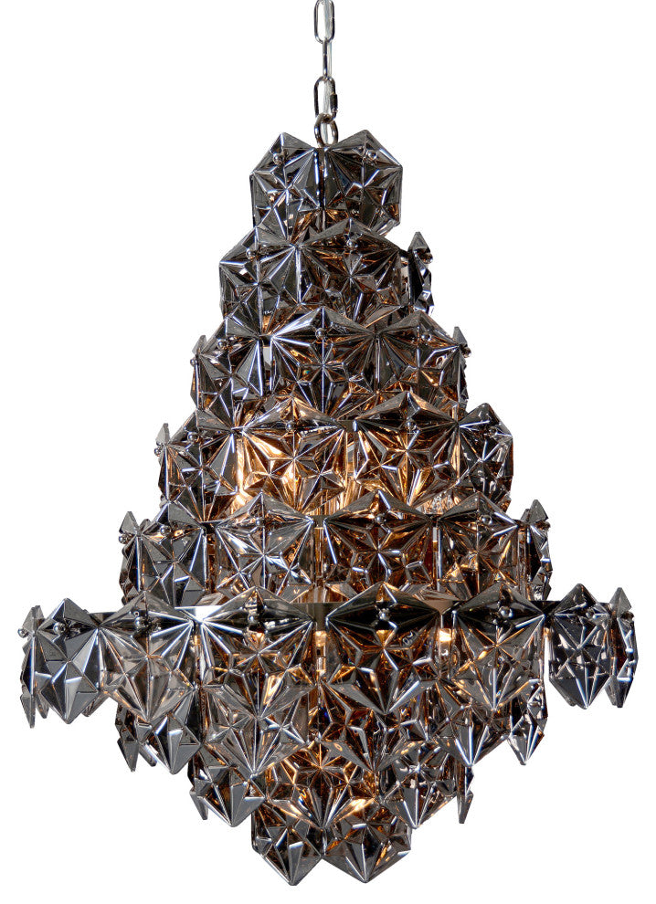 Art Deco Swan Pendant Lamp - Grey
