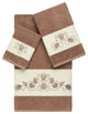 Bella 3 Piece Embellished Towel Set
