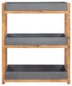 Safavieh Semli Patio Shelf, Natural/Grey