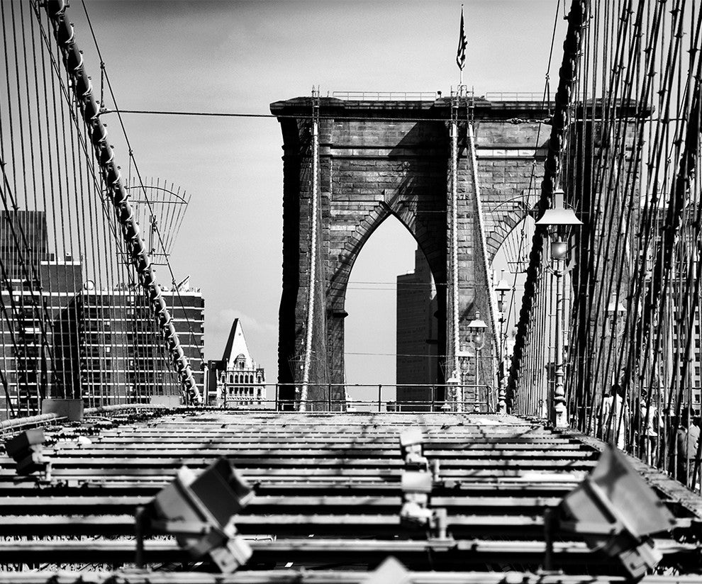 "Bye Bye Brooklyn Three" Metal, 20"x24"