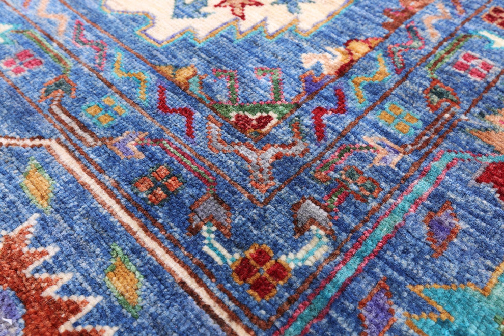 8' 6" X 10' 0" Fine Turkmen Hand-Knotted Rug - Q12526