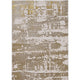 KAS Luna 7132 Ivory/Gold Escape Area Rug, 9'10"x13'2"