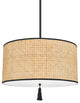 Dolores Three Light Pendant, Soft Black