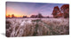 "Frosty Fall Trees With Red Leaves" Landscape Wall Art, 40"x20"