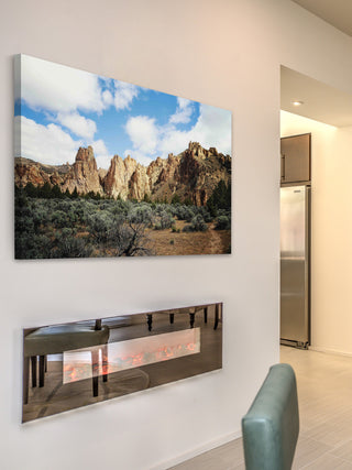 "Mountains Magesty" Print on Canvas by Sylvia Cook