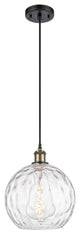 Innovations 516-1P-BAB-G1215-10-LED 1-Light Mini Pendant, Black Antique Brass