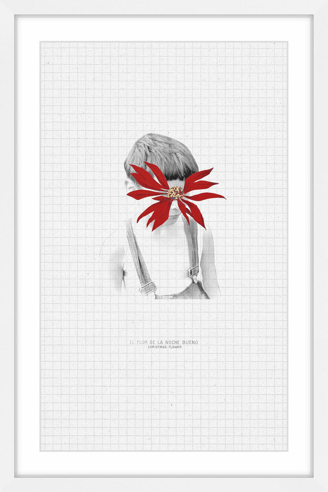 Marmont Hill, "Flor De La Noche Bueno II" by Bengoa Vazquez Framed Print, 12x18