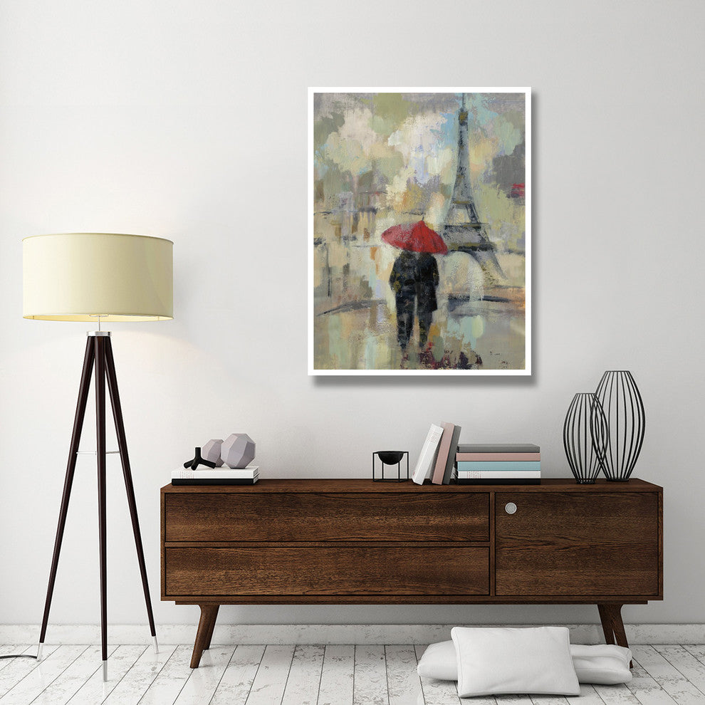 "Rain in the City II" Digital Paper Print by Silvia Vassileva, 38"x50"