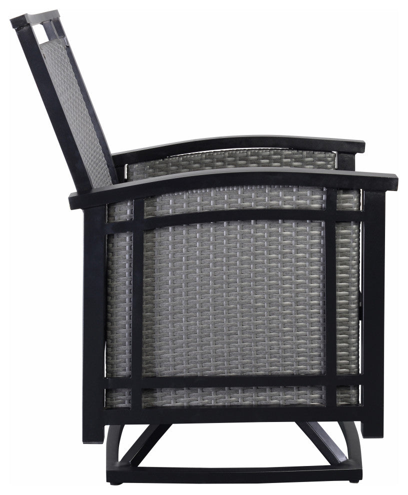 Palmetto Swivel Chair 2-pack - Black