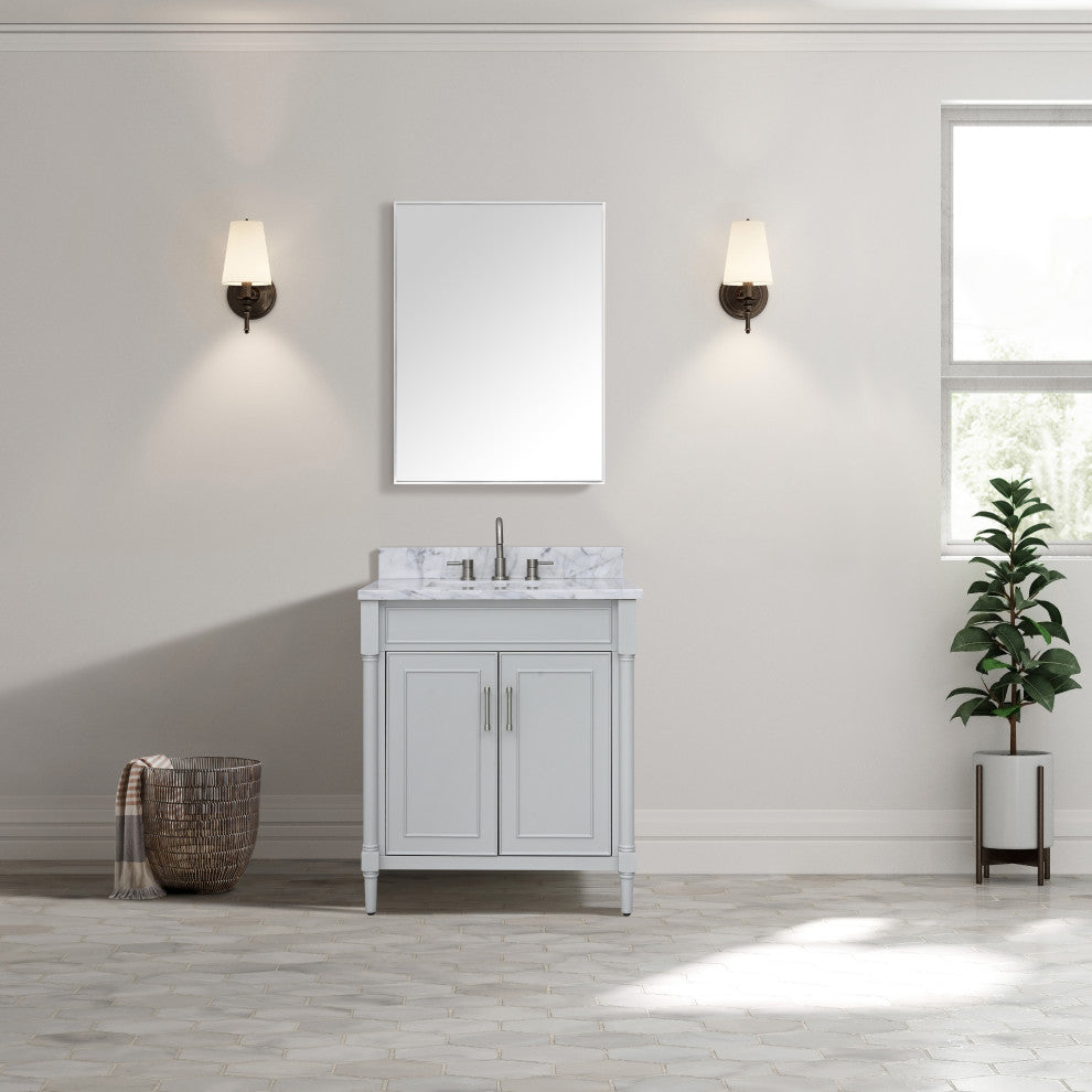 Avanity Bristol 30 in. Vanity Only in Light Gray
