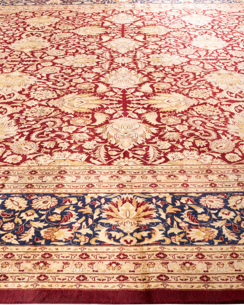 Mogul, One-of-a-Kind Hand-Knotted Area Rug Red, 12' 1" x 18' 8"