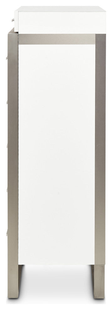 Marquee 6-Drawer Chest - Cloud White