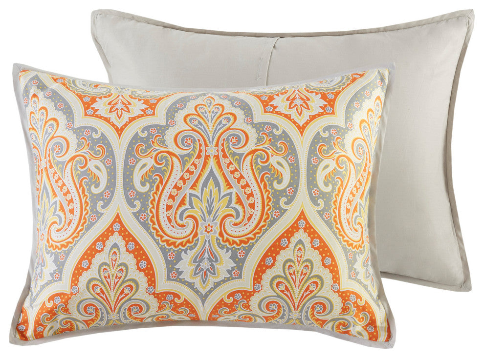 Madison Park Nisha Comforter Set in Orange