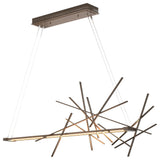 Cascade LED Pendant, Bronze