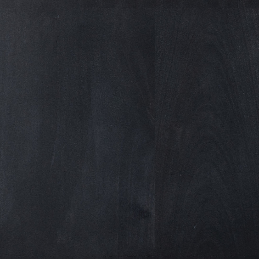 Isador Media Console, Black Wash Poplar