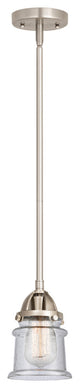 Small Canton Mini Pendant, Brushed Satin Nickel, Seedy, Seedy