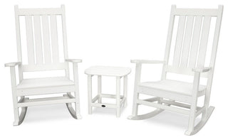 Vineyard 3-Piece Rocking Set, White