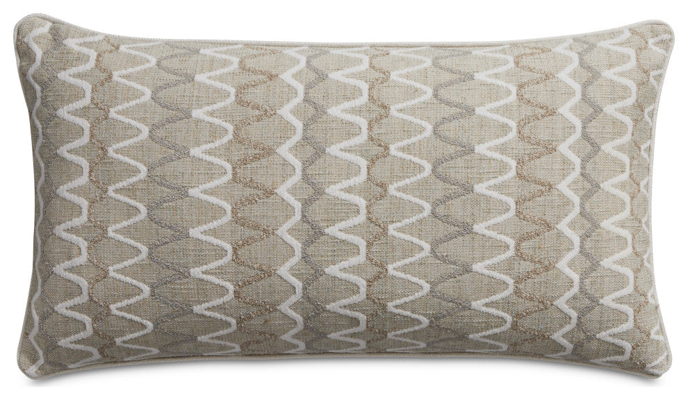 Moonbeam Whitney 13"x24" Oblong Throw Pillow, Set of 2, Natural