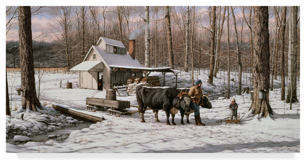 William Breedon 'Sugar Shack' Canvas Art, 19"x10"