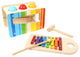 Fun & Educational Wooden Pound and Tap Bench, Multicolor
