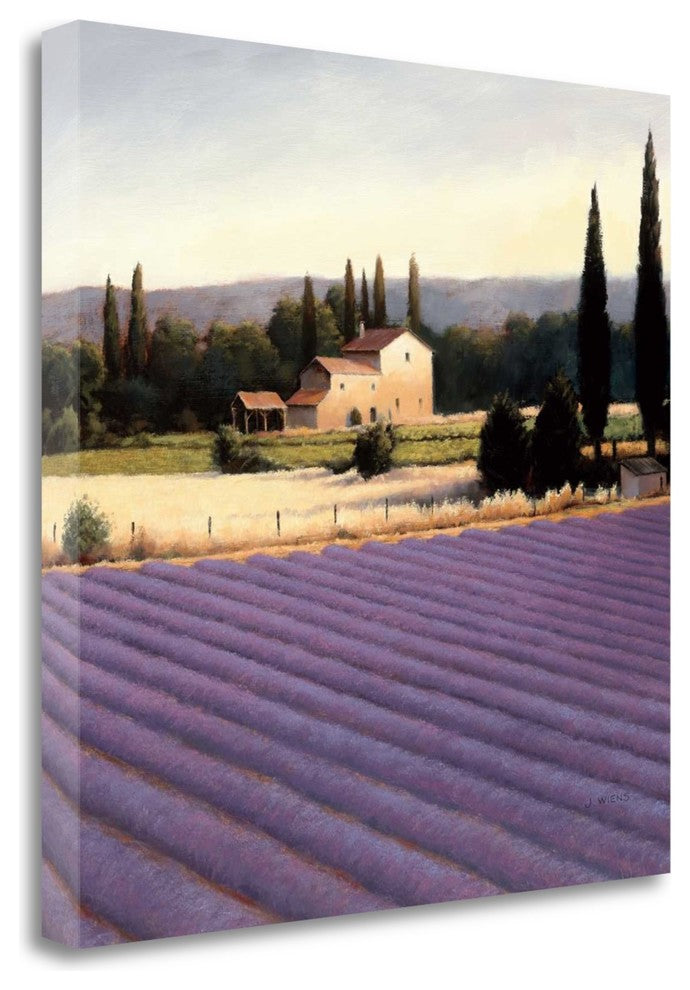 "Lavender Fields II" By James Wiens, Giclee Print on Gallery Wrap Canvas