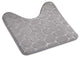 Bath Rug Memory Foam Mat 3D Pebble, Light Gray, Contour Rug 20"x20"